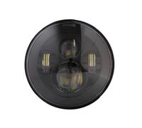 ZSHYTWE Phare Moto Phare Avant LED Noir 7 Pouces Moto pour Ducati pour Monster 1000 600 1993-2008 pour Kawasaki pour Vulcan VN 500 750 800 900 1600 1700 1500 LED Phares Avant(D)