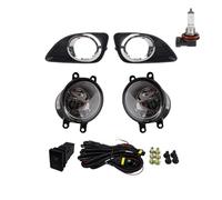ZSHYTWE Phares Antibrouillard À LED Pour Toyota Pour Camry XV40 2010 2011 Phares Couvercle Phare Chromé Interrupteur Lunette Calandre Feux de brouillard(1 set Halogen)