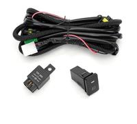 ZSHYTWE Phares Antibrouillard Pour Toyota Pour Corolla 2014-2016 Pour Corolla Couvercle Feux Antibrouillard DRL Avec Interrupteur Feux de brouillard(Wire)