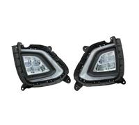 ZSHYTWE Pour Hyundai Pour Creta IX25 2017 2018 2019 2020 Voiture Feux Jour À LED Couvercle Feu Antibrouillard Avec Clignotant Jaune Feux de brouillard