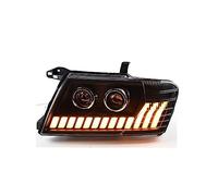 ZSHYTWE Pour Pajero V73 V75 V77 2000-2012 LED Assemblage De Phares Automatiques Version LHD Et RHD Animation De Signal Dynamique DRL Lentille Phare Voiture(LHD)