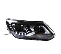 ZSHYTWE Pour Vw Pour Tiguan 2013-2016 Voitures Phares Phares Led Drl Feux De Course Bi-xénon Faisceau Antibrouillard Angel Eyes Lentille Phare Voiture(LED)