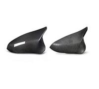 ZSHYTWE Rearview Mirror Cover Cap Fibre De Carbone Véritable pour BMW F80 F82 F83 F87 Couverture De Rétroviseur De Porte Latérale De Compétition LHD RHD Cache de rétroviseur extérieur(Add on for LHD)