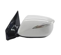 ZSHYTWE Rétroviseurs Extérieurs Auto Rétroviseur Latéral Automatique avec Clignotant À LED 10 Broches pour Hyundai pour Santa Fe IX45 Sport 2014-2016 Rétroviseur Extérieur(Blanc,La Gauche)