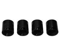 ZSHYTWE Silencieux D'échappement Embout D'échappement en Fiber De Carbone Brillant en Acier Inoxydable 304 4 Pièce/lot pour BMW pour M3 G80 pour M4 G82 G83 2020 + Accessoires Voiture(Noir Brillant)