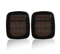 ZSHYTWE Troisième Feu Stop Pour Jeep Pour Wrangler Pour YJ Pour TJ Lentille Fumée Feux Arrière LED Feu Recul Frein Secours(Smoke)