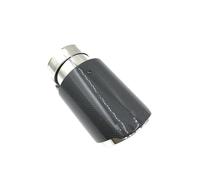 ZSHYTWE Tuyau d'Échappement Embout De Silencieux D'échappement Universel en Acier Inoxydable Argenté Brillant pour Golf 7 pour Golf 6 1 Pièce Embout D'échappement(ID 70mm-OD 101mm)