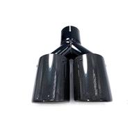 ZSHYTWE Tuyau d'Échappement Embout De Silencieux D'échappement Universel Noir Brillant pour Voiture 1 Pièce Embout D'échappement(ID 57mm-OD 114mm)