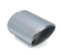 ZSHYTWE Tuyau d'Échappement Embout D'échappement en Acier Inoxydable pour Toyota pour RAV4 2020 2021 2022 2023 Accessoires De Voiture Embout D'échappement(Argent)