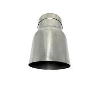 ZSHYTWE Tuyau d'Échappement Embout D'échappement Universel en Acier Inoxydable pour BMW E90 W222 Embout D'échappement(ID 70mm-OD 89mm)