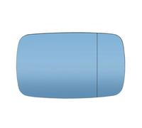 ZSHYTWE Verre Rétroviseur Rétroviseur Latéral Porte en Verre Bleu pour BMW Série 3 5 E39 E46 320i 330i 325 525i 1997 - 2005 Mirror Glass(Droit)