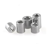 ZSjing Lot de 5/10 rondelles Plates en Aluminium M3 M4 M5 M6 M8 M10, Hauteur 2 mm à 30 mm, bagues en Aluminium, entretoises Non filetées