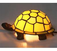 ZSJSM 2.Mini Lampe Tortue/Tortue, Petite Lampe de Bureau de Table, lumière de Nuit, Belle Lampe d'accent de Style en Verre, Cadeaux pour Enfants, Blanc, Marchandises de qualité E27