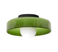 ZSJSM Plafonniers de Couloir Modernes Grand Verre Orange Cuisine Plafonnier Semi-encastré Nordique Simple Rond Chambre Appliques murales Éclairage pour Salon étude Salle à Manger(Color:C)