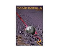 ZSJUMK Currents-Tame Impala Toile murale imperméable résistante aux rayures et aux UV Décoration élégante pour la maison et le bureau Design moderne classique Sans cadre 20 x 30 cm