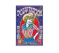 ZSJUMK Dolly Parton Toile murale imperméable résistante aux rayures et aux UV Décoration élégante pour la maison et le bureau Design moderne classique Sans cadre 50 x 75 cm
