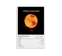 ZSJUMK Parachutes Coldplay Toile murale imperméable résistante aux rayures et aux UV Décoration élégante pour la maison et le bureau Design moderne classique Style sans cadre 60 x 90 cm