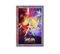 ZSJUMK She-Ra And The Princesses of PowerToile murale imperméable résistante aux rayures et aux UV Décoration élégante pour la maison et le bureau Design moderne classique Style sans cadre 40 x 60 cm