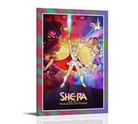 ZSJUMK She-Ra And The Princesses of PowerToile murale imperméable résistante aux rayures et aux UV Décoration élégante pour la maison et le bureau Design moderne classique 20 x 30 cm