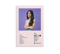 ZSJUMK Sour Olivia Rodrigo Toile murale imperméable, résistante aux rayures et aux UV, décoration élégante pour la maison et le bureau, design moderne classique, style sans cadre, 60 x 90 cm