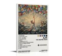 ZSJUMK The Maybe Man AJR AlbumToile murale imperméable résistante aux rayures et aux UV Décoration élégante pour la maison et le bureau Design moderne classique 60 x 90 cm