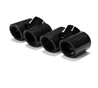 ZSKSJHSJ Embout D'échappement Mise À Niveau Quad Embouts Silencieux Système D'échappement pour Land pour Rover pour Defender 90 110 2020-2024 Tuyau D'échappement De Voiture(Carbon 3.0T)