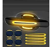 ZSLFFF 8 Pièces Protecteur Poignée Porte de Voiture pour Kia Sportage Je KM SUV 2004-2010, Autocollants de Protection Portiere Voiture Bandes Réfléchissantes Anti-Rayures,Blue