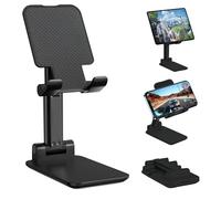 ZSMJAER Support Téléphone, Support Telephone Réglable Pliable Innovant,Support pour Téléphone Portable de Bureau,Support iPhone Bureau, Support ipad Samsung Mini iPhone Tous Les Smartphones