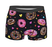 ZSOSIXDEAL Donuts Boxer confortable pour homme, multicolore, M