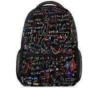ZSOSIXDEAL Sac à dos de voyage pour éducation mathématique pour homme et femme, sac à dos décontracté mignon pour ordinateur portable, 40,6 x 29 x 20,3 cm, léger pour camping, gym, travail, voyage