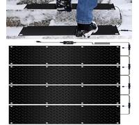 ZSPINJIA Tapis de fusion de neige chauffant pour escaliers, tapis de fusion de neige d'extérieur avec minuterie, allées, allées et trottoirs, câble d'alimentation