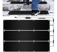 ZSPINJIA Tapis de fusion de neige chauffant pour escaliers, tapis de fusion de neige d'extérieur avec minuterie, allées, allées et trottoirs, câble d'alimentation