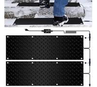 ZSPINJIA Tapis de fusion de neige chauffant pour escaliers, tapis de fusion de neige d'extérieur avec minuterie, allées, allées et trottoirs, câble d'alimentation