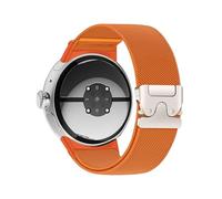 Zspoly Bracelet en nylon Pixel Watch 4 - 45 mm - Pour Google Pixel 1/2/3 41 mm - Bracelet pour homme et femme - Fermeture parachute - Tissu tressé sportif extensible, 45mm, Nylon, No Gemstone