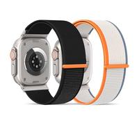 Zspoly Trail Loop Bracelet en nylon compatible avec Apple Watch Ultra3/2/1 49 mm, 46 mm, 45 mm, 44 mm, 42 mm, bracelet de rechange sport réglable en tissu pour iWatch Series 11 10 SE 9 8 7 6 5 4 3 2 1
