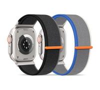 Zspoly Trail Loop Bracelet en nylon compatible avec Apple Watch Ultra3/2/1 49 mm, 46 mm, 45 mm, 44 mm, 42 mm, bracelet de rechange sport réglable en tissu pour iWatch Series 11 10 SE 9 8 7 6 5 4 3 2 1