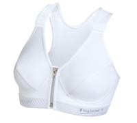 ZSPORT Zbra Silver Soutien-Gorge de Sport Femme Blanc FR : 115B (Taille Fabricant : 115B)