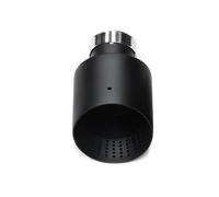 ZSQGHGH Embouts D'éChappement Embout Silencieux D'échappement Universel en Acier Inoxydable Noir Mat 1 Pièce pour VW pour GTI MK7 pour Golf 7 Buse D'échappement Embout d'échappement(ID57MMOD114MM)