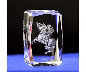 ZSQZJJ Jardin Statuette Statues Décoration Maison,3D Cristal intérieur Sculpture Napoléon Statue Ornements Chambre décor de Bureau