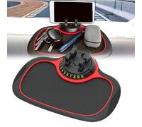 ZSSHUIHH Tapis antidérapant de Voiture Multifonctionnel pour Nissan Almera/Juke/GT-R/Leaf / / Maxima/Micra/Murano, Support de téléphone de Voiture
