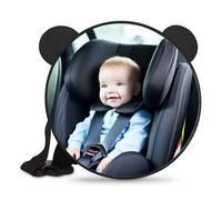 Zssxysm Miroir Voiture Bébé Retroviseur, Incassable Miroir Bébé Voiture avec Sangle à Boucle Réglable, Accessoire Voiture Interieur, Cadeau Bebe Naissance