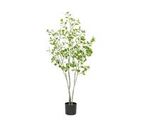 Zstar Ficus Artificiel - 120 cm - Arbre réaliste en Pot - avec Feuilles et Tronc réalistes - Grandes Plantes artificielles pour Chambre à Coucher, Balcon, décoration intérieure