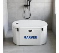 Zstar Inflatable Ice Bath Tub, Rectangular, 150 cm, with Insulated Lid