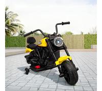 Zstar Moto électrique Enfant 6V - Démarrage progressif, Suspension, Musique & LED - 2 Roues stabilisatrices, Porteur sécurisé 18 Mois-6 Ans - Vert