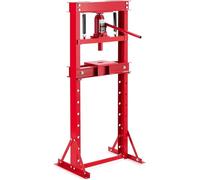 Zstar Presse hydraulique d’atelier 12 t cadre H plaques de pressage rouge