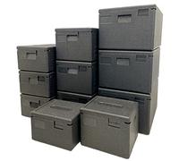 ZStyle EPP Boîte Thermique, Conteneur Isotherme pour Aliments chauds et froids, Restauration, Transport (A - 39 x 33 x 25,7 cm - Capacité 16,9 litres)