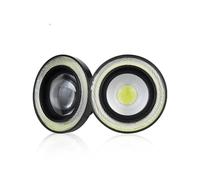 ZSUAGFDFF antibrouillard 2.5 Pouces Angel Eyes Halo Anneau 12v Auto Modifié Voiture LED Antibrouillard Phare Ampoule Projecteur COB DRL Pour Lada Feux anti-brouillard(Pink-Angel Eye,1 piece)