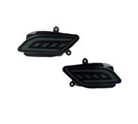 ZSUAGFDFF Clignotants Dynamiques Feux pare-chocs LED pour Toyota pour Yaris 2017-2023 feu stop clignotant réflecteur secours feux arrière antibrouillard 2 pièces(Smoke)