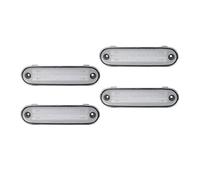 ZSUAGFDFF Voyants Lumineux Pour Mazda MX-5 MX5 Pour MIATA 1990-2005 4 Pièces/ensemble Feux Position Latéraux À LED Lentille Transparente Avant Arrière Clignotants Lampe Indicateur Dynamiques