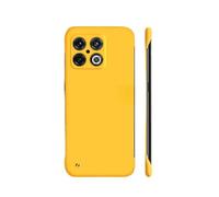 ZSUFCBF Coque arrière Rigide Mate Mince pour OnePlus 10 Pro 11 10T ACE Pro Racing 8 8T 9R 9 Pro 9RT pour One Plus 10 Pro 5G Antichoc, Jaune, pour 10T